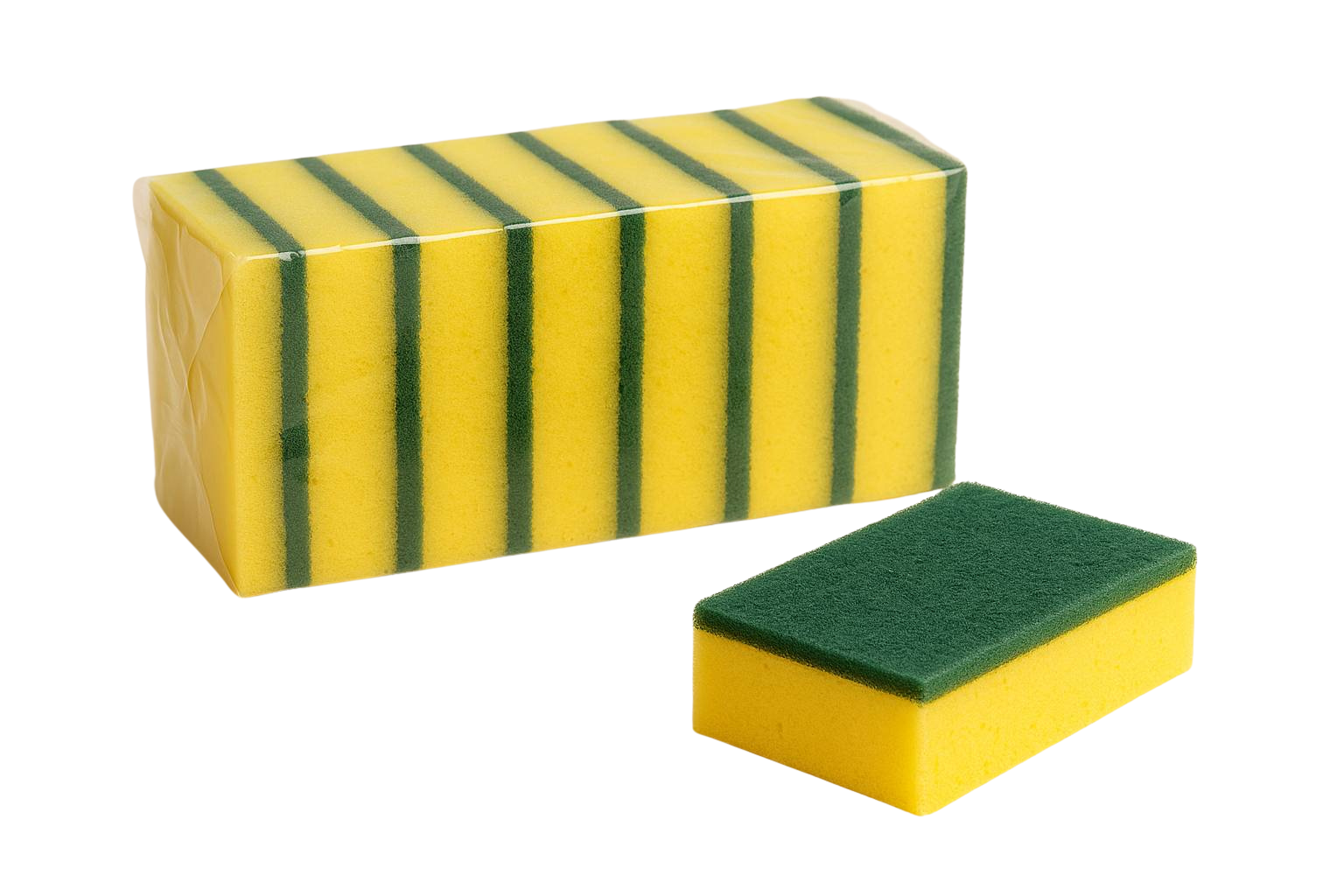 Schuurspons vlak groot - 1 pak a 10 stuks