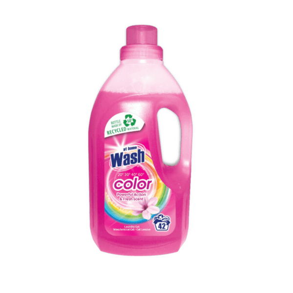 At home wasmiddel 42 wasbeurten kleur - 1 fles a 1.5L