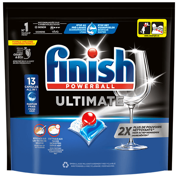 Finish Ultimate Vaatwastabletten Regular - 1 pak a 13 tabletten